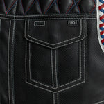 Captain Perforated Men's Motorcycle Leather Vest