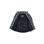 Checkered Champ Men's Black and White Armored Flannel Shirt