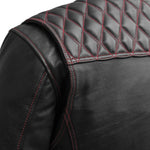 Cinder Men's Cafe Style Leather Jacket