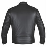 Ace - Ultra Men's Black Leather Motorcycle Jacket