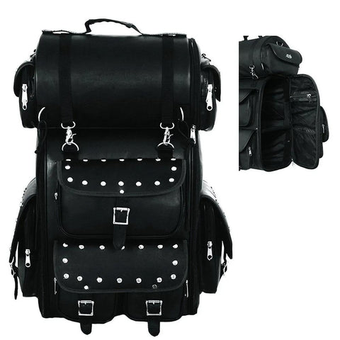 Black Nylon Touring Shelf - PVC Travel Bag