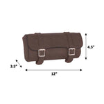 Chocolate- Leather Tool Bag