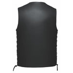 El Paso - Mens 10-Pocket Leather Vest