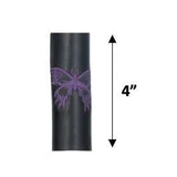 Ponytail Wrap purple  Butterflies