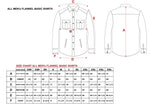 TW205.16 - Mens Black and Orange Flannel Shirt