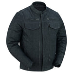 Men’s Denim Jacket – Raw Finish with Smart Access Pockets