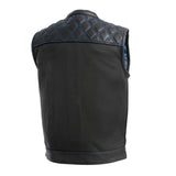 Downside Men's Motorcycle Leather Vest