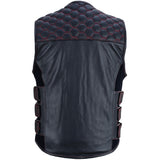 Patriot Wheels Men's Motorcycle Leather Vest