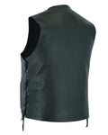 Men’s Ten-Pocket Motorcycle Vest with Concealed Carry