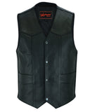 Men’s Traditional Single Back Panel Concealed Carry Vest