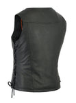 Women's Fashionable Lightweight Leather Vest