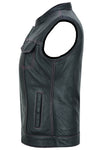 Violet Pink Women's Leather Vest