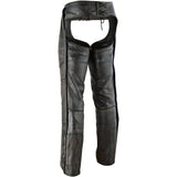 DS438 Unisex Four Pockets Insulated Chaps with Stretchable Inner Thigh