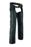 DS447TALL Tall Classic Leather Chaps with Jeans Pockets