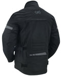 Advance Touring Textile Motorcycle Jacket for Men - Black