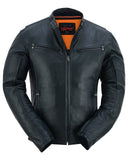 Men's Lightweight Drum Dyed Naked Lambskin Jacket