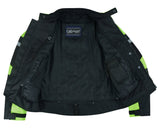 Men’s High-Visibility Racer Mesh Motorcycle Jacket