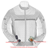 Men’s High-Visibility Racer Mesh Motorcycle Jacket