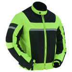 Men’s High-Visibility Racer Mesh Motorcycle Jacket