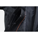 Men's Premium Lightweight Leather Shirt - Black