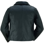 Women's Updated Stylish Motorcycle  Leather  Jacket –  Black