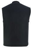 Modern Canvas Utility Mens Textile Vest