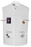 Modern Canvas Utility Mens Textile Vest