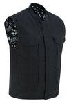 Modern Canvas Utility Mens Textile Vest