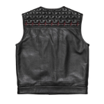 EKG Men's Leather Motorcycle Vest (Limited Edition)