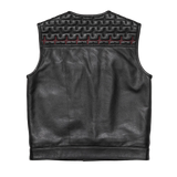 EKG Men's Leather Motorcycle Vest (Limited Edition)