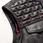 EKG Men's Leather Motorcycle Vest (Limited Edition)