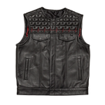 EKG Men's Leather Motorcycle Vest (Limited Edition)