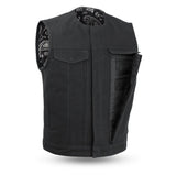 Fairfax V2 Men's Motorcycle Canvas Vest