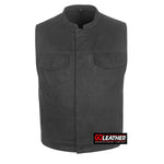 Blacksteel - Unlined Black Denim Vest