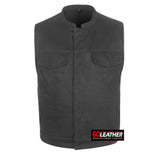 Blacksteel - Unlined Black Denim Vest
