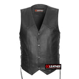 Desperado - Classic V Neck Side Laced Vest