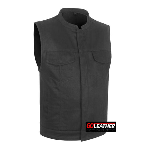 Blacksteel - Unlined Black Denim Vest