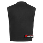 Blacksteel - Unlined Black Denim Vest