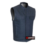 Raw Valor - Dark Blue Raw Denim Vest