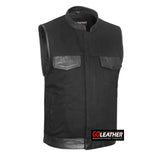 Phantom - Denim with Leather Accents