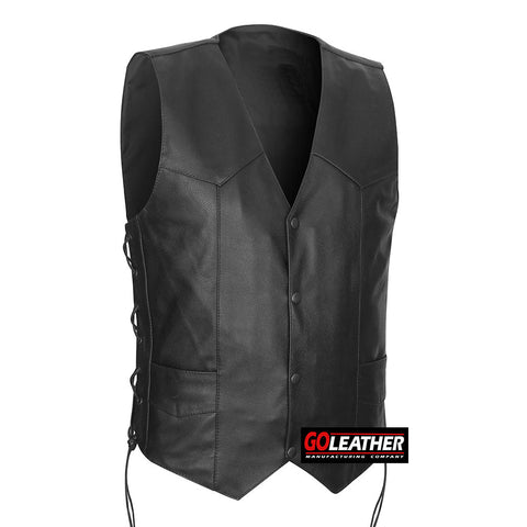 Desperado - Classic V Neck Side Laced Vest