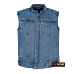 Atlas - Light Blue Denim Vest