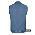 Atlas - Light Blue Denim Vest