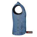 Atlas - Light Blue Denim Vest