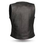 Honey Badger Women's Motorcycle Leather Vest