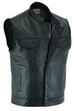 Gunslinger Leather Biker Vest