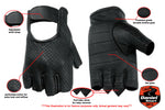 Perforated Fingerless Glove