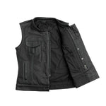 Jessica Perforated Women's Motorcycle Leather Vest