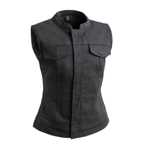 Lexy Women's Motorcycle Twill Vest