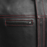 Lowrider Perforated Men's Leather Vest